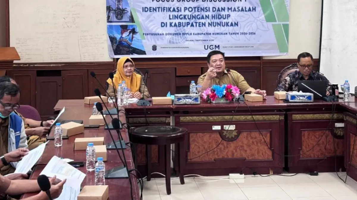 PERLINDUNGAN : Dinas Lingkungan Hidup (DLH) Nunukan, melaksanakan penyusunan Rencana Perlindungan dan Pengelolaan Lingkungan Hidup (RPPLH) Kabupaten Nunukan Tahun 2026–2056.