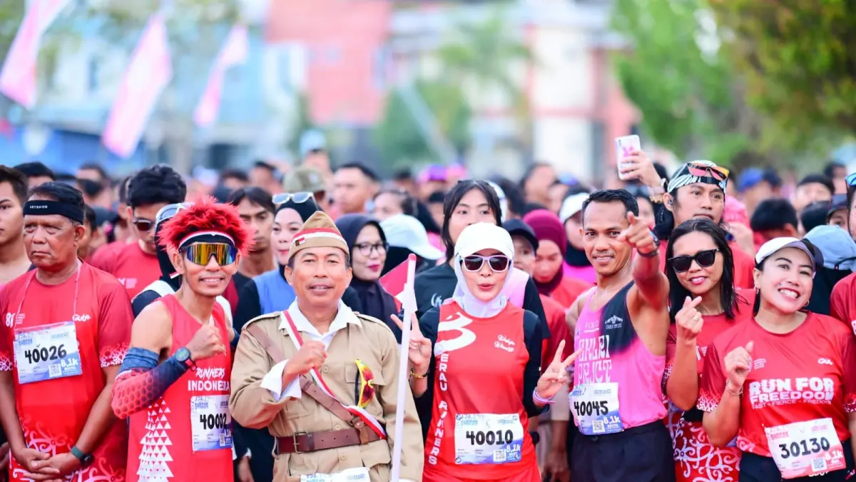 Daves Temani Ribuan Pelari RUN FOR FREEDOM