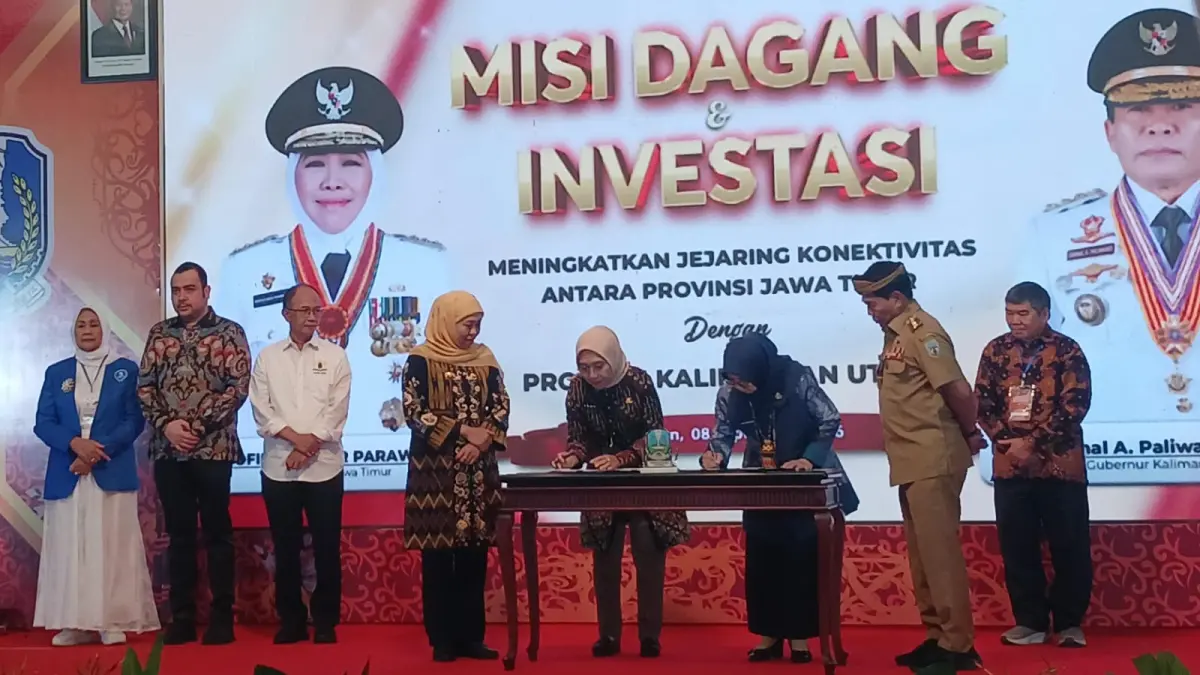DITEKEN : Pelaksanaan misi dagang Kaltara-Jatim mempertemukan pelaku usaha dari kedua daerah. AGUS DIAN ZAKARIA/RADAR TARAKAN