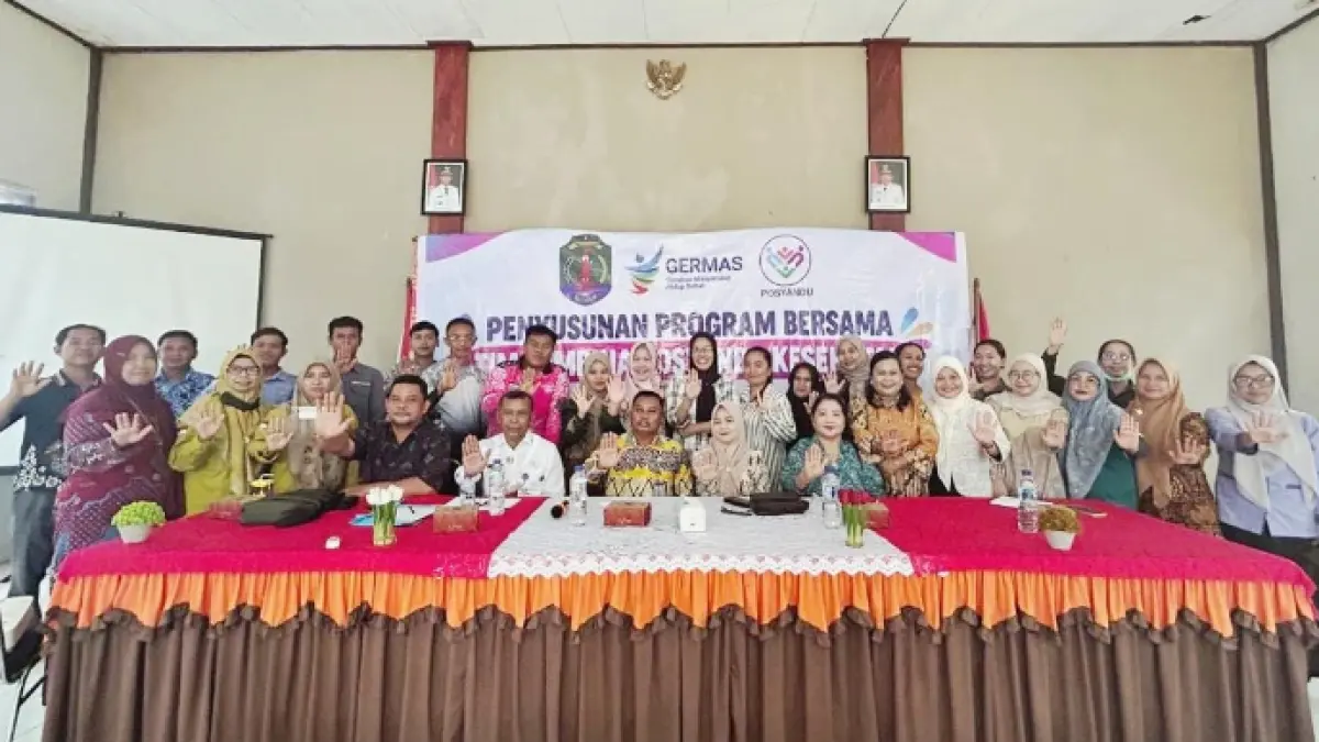 LAYANAN : Pembina posyandu kecamatan hingga desa menyusun program Posyandu ILP sebagai upaya mendukung peningkatan pelayanan kesehatan yang lebih terintegrasi dan mudah diakses.