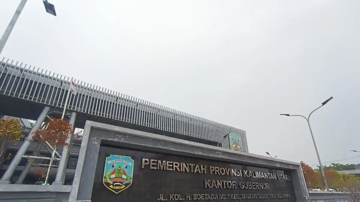 INVENTARISASI: Gedung Kantor Gubernur Kaltara merupakan salah satu aset yang akan didata. FOTO: IWAN K/RADAR TARAKAN