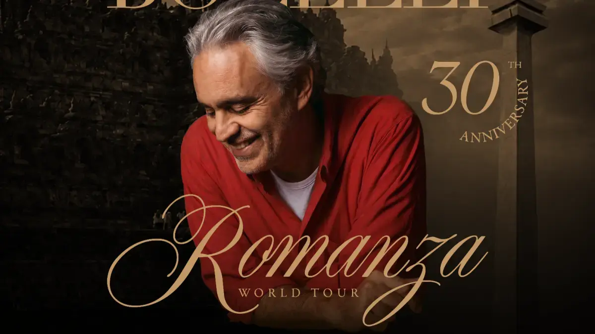 Andrea Bocelli rayakan 30 tahun album Romanza lewat 2 gelaran konser di Indonesia. (Istimewa)
