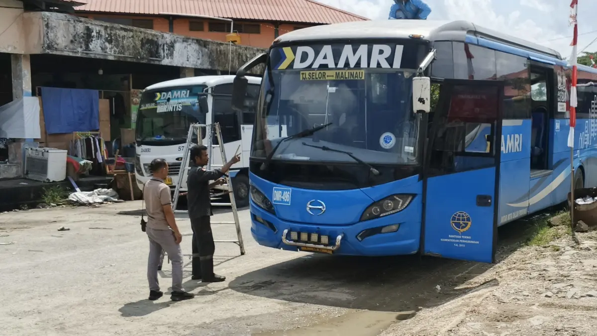 RUTE PERINTIS: Salang-Malinau menjadi salah satu rute yang akan dievaluasi subsidinya. (FOTO: SOPIAN/RADAR TARAKAN)