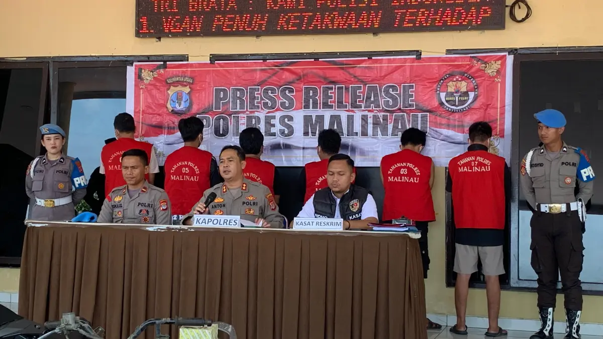 CURANMOR: Kapolres Malinau AKBP Dr. M. Anton Satriadi saat menjelaskan kasus curanmor di Kabupaten Malinau. FOTO: DIPA/RADAR TARAKAN
