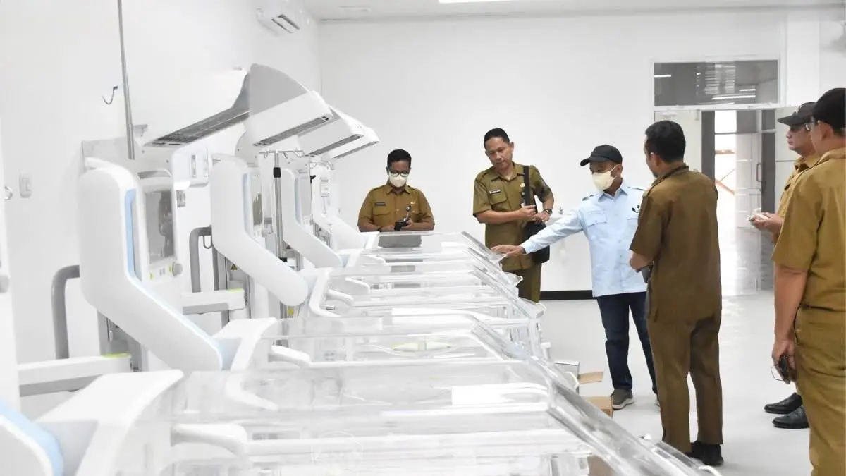 MONEV : Wakil Bupati Bulungan, Kilat melakukan monev ke RSDSS, Tanjung Selor.  
(Taslee/Radar Tarakan)