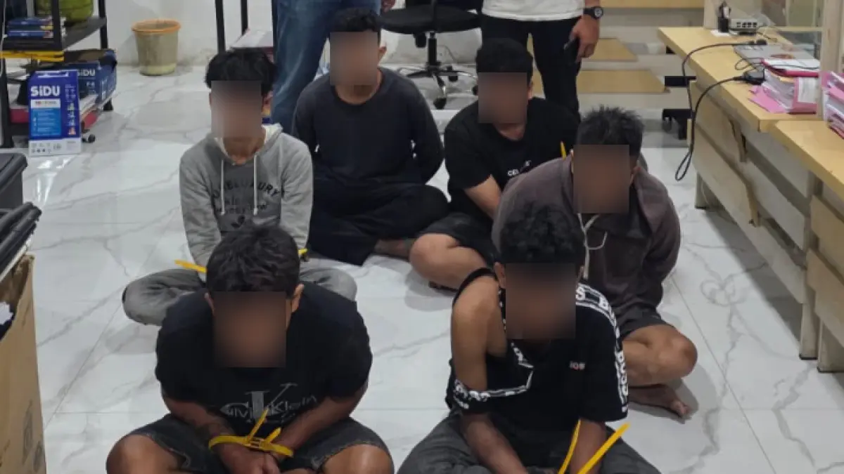 DIBEKUK : Komplotaan aksi pencurian yaitu &nbsp;berhasil diamankan oleh Satreskrim Polres Tarakan.