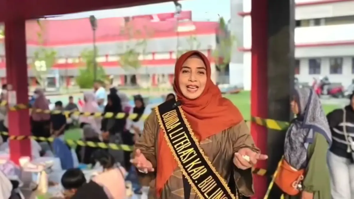SURVEI : Bunda Literasi Bulungan, Sri Nurhandayani Syarwani mengajak masyarakat ikuti survei TKM 2026.
(Taslee/Radar Tarakan)