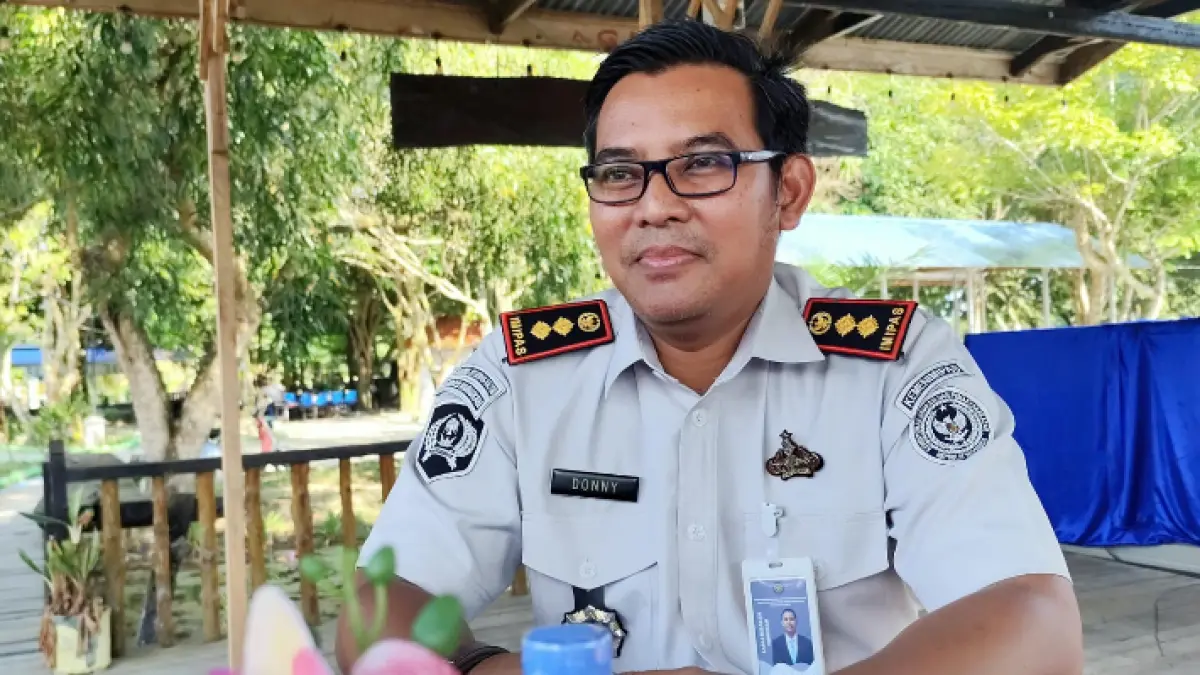Kalapas Kelas IIB Nunukan,&nbsp;Donny Setiawan. ASRULLAH/RADAR TARAKAN