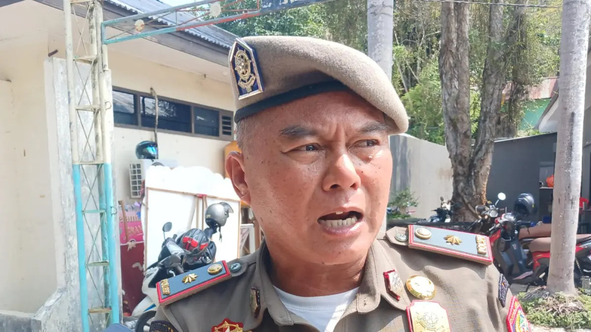 Kepala Satpol PP dan PMK Tarakan Sofyan. AGUS DIAN ZAKARIA/RADAR TARAKAN