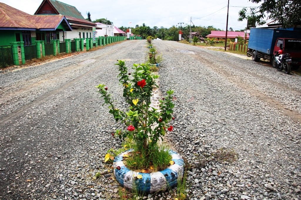 tanam-bunga-di-tengah-jalan-dikira-luapan-kekecewaan