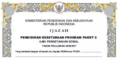 ijazah-paket-c-arvan-disoal