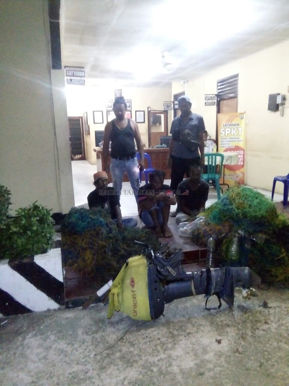 beraksi-saat-subuh-tiga-pencuri-rumput-laut-dibekuk