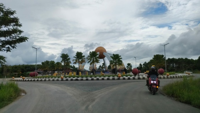 PEMBAHASAN AKHIR: Lokasi area pembangunan pusat pemerintahan Tana Tidung. (RIKO ISMANTO/RADAR TARAKAN)