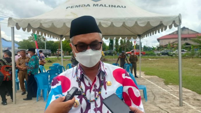 Bupati Malinau, Wempi W Mawa.(Hadi Aris Iskandar)