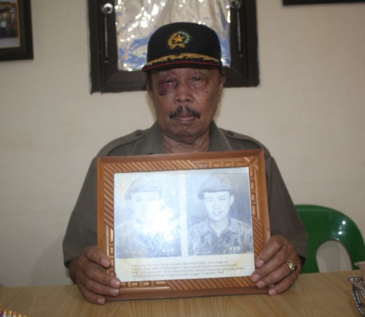 Veteran perang Operasi Dwikora 1963-1966, Muhammad Jafarjalsah. (Foto:Agus Dian Zakaria/Radar Tarakan)