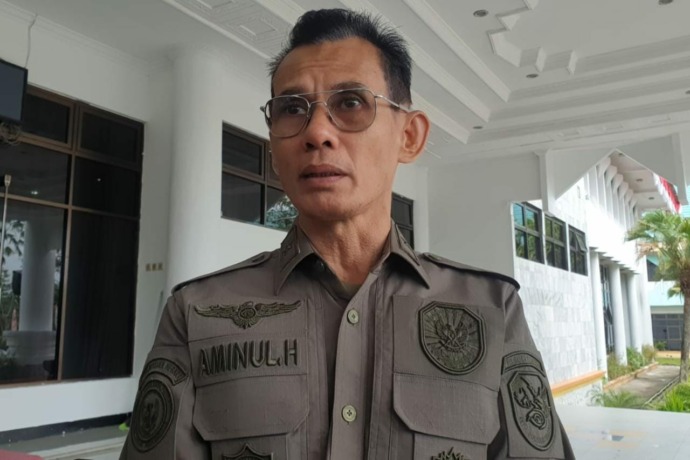 Kabinda Kaltara, Marsma TNI Aminul Hakim. (PIJAI PASARIJA/RADAR KALTARA) 
