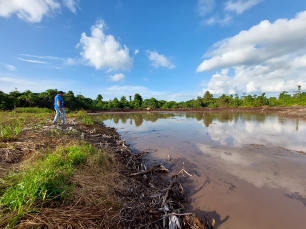 (PIJAI PASARIJA/RADAR KALTARA) BERLANJUT: Pembangunan kanal di hutan kota akan kembali dilanjutkan tahun depan dengan menganggarkan Rp 30 miliar.