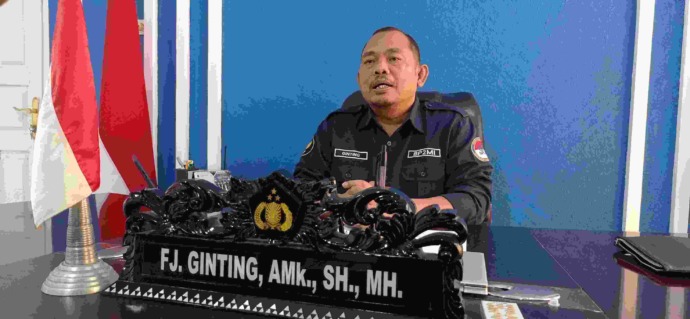 Kepala BP3MI Kaltara, Kombes Pol F Jaya Ginting FOTO: ASRULLAH/RADAR TARAKAN
