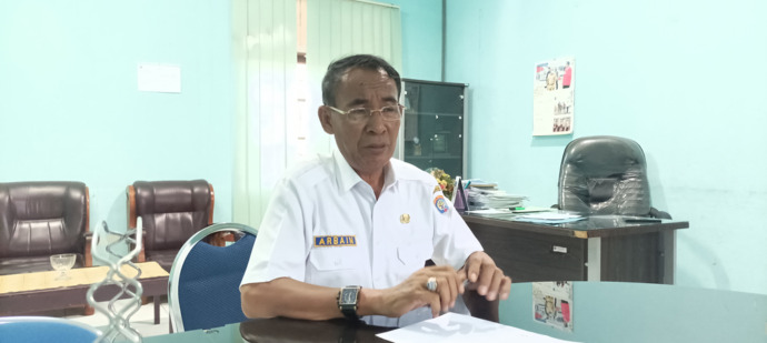 Kepala Dinsos Tarakan, Arbain  FOTO: AGUS DIAN ZAKARIA/RADAR TARAKAN