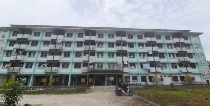 SEPI PEMINAT: Rusunawa milik Pemkot Tarakan di Jalan Kusuma Bangsa, Tarakan Timur. FOTO: AGUS DIAN ZAKARIA/RADAR TARAKAN