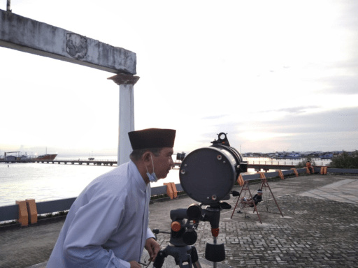 AGUS DIAN ZAKARIA/RADAR TARAKAN  ILUSTRASI: Lokasi pemantauan hilal di Taman Berlabuh, Tarakan dianggap belum menunjang dan keberadaan Pusat Observasi Bulan (POB) diperlukan.