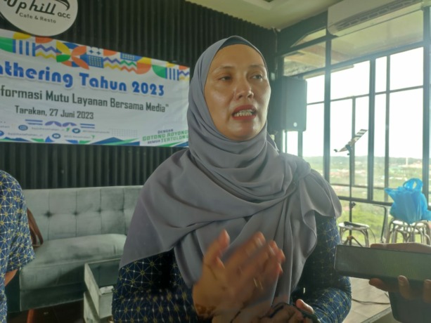 JANURIANSYAH/RADAR TARAKAN Kepala Cabang Tarakan BPJS Kesehatan, dr. Asnila Dewi Harahap