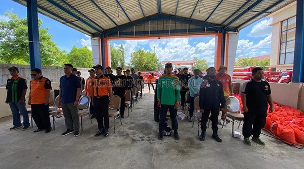 WASPADA MESKI LIBURAN: BPBD Berau menyiagakan petugasnya selama libur Natal dan tahun baru, untuk menanggulangi bencana sesegera mungkin.