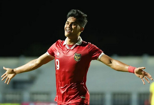INT  BELUM FIT: Ramadhan Sananta belum mendapat jatah tampil di Piala Asia 2023 Qatar.