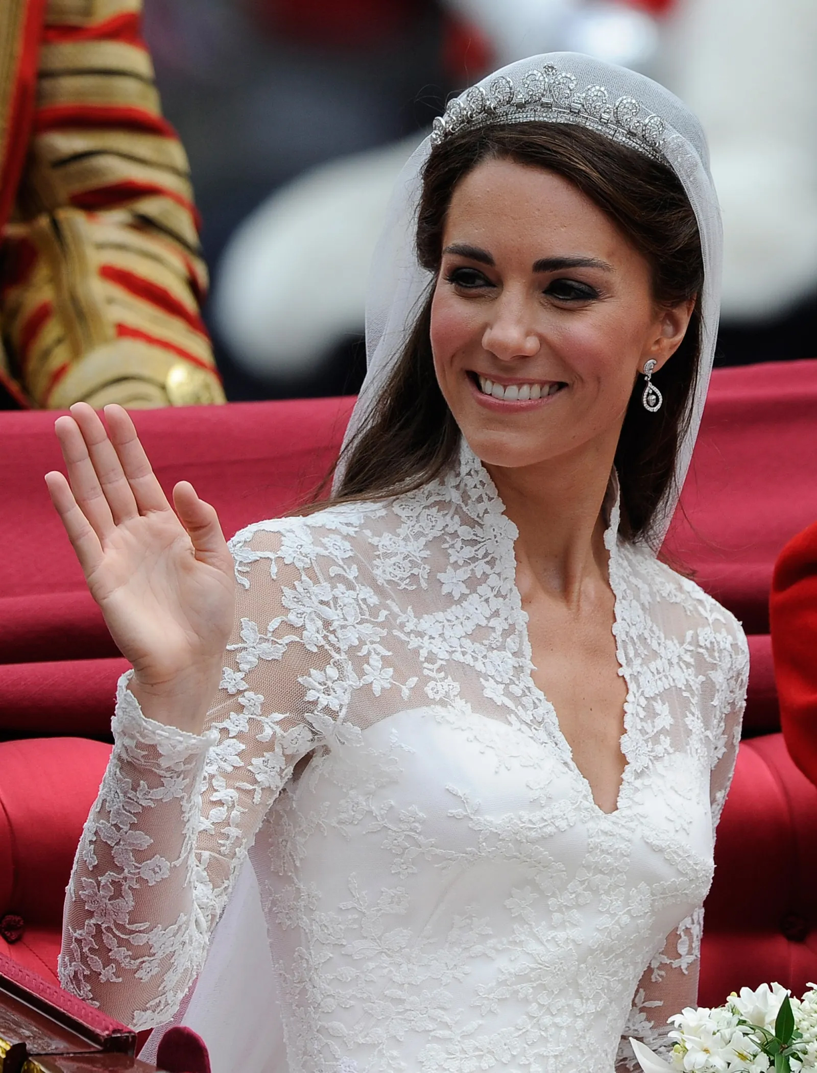 Kate Middleton saat menikah dengan Pangeran William.
