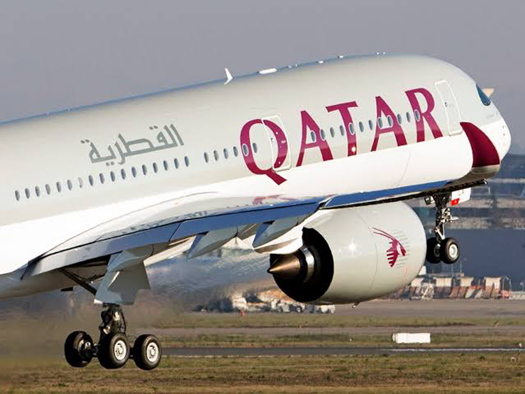 Maskapai Qatar Airways.