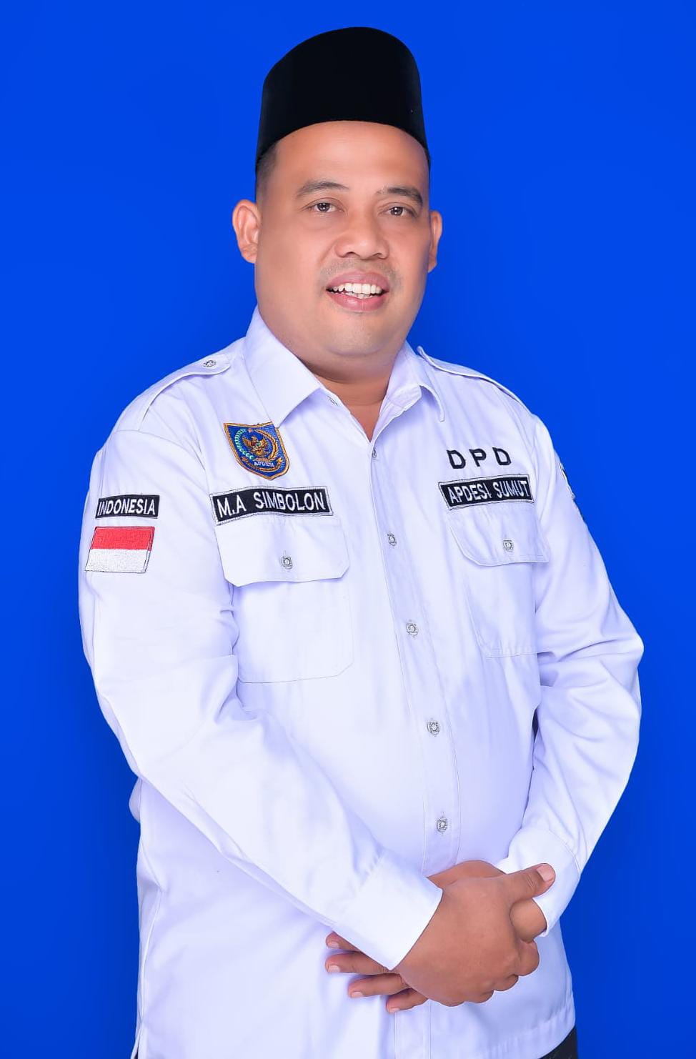 KEPALAD DESA:  Kepala Desa Buntu Pane, Manten Aperi Simbolon.