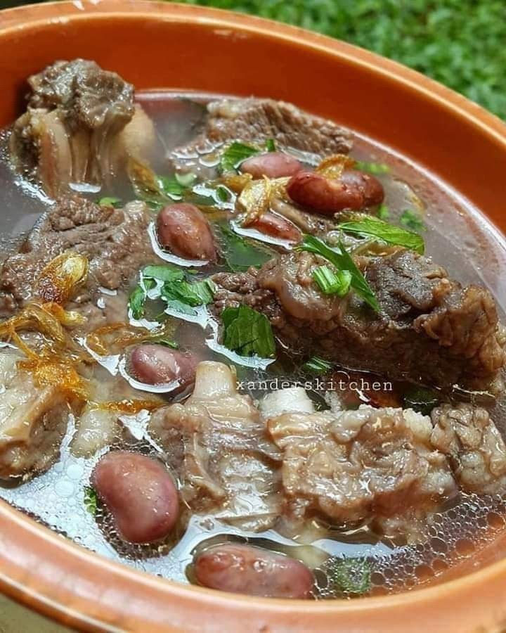 Sop Iga Sapi Kacang Merah.