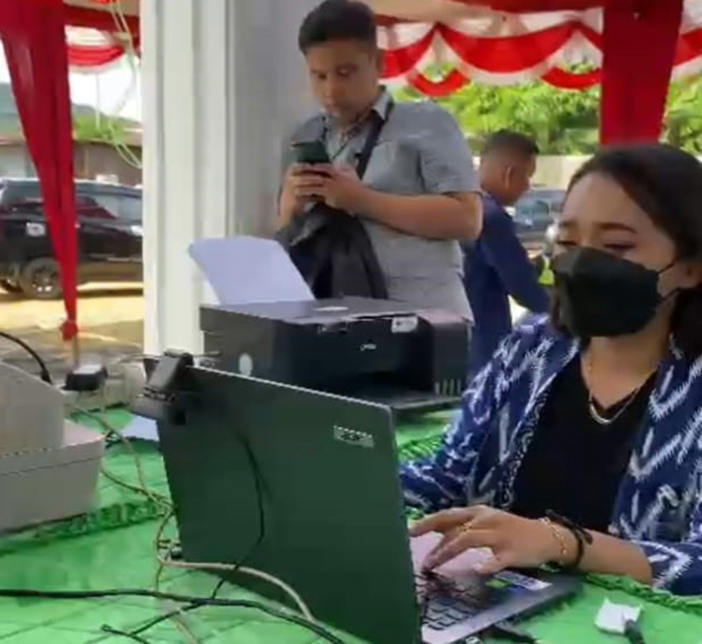 BRI BO Psp buka boot dan pasarkan Brimo di acara Natal Okumene tahun 2023 bertempat di Bagas Godang GKPA Kota Psp.