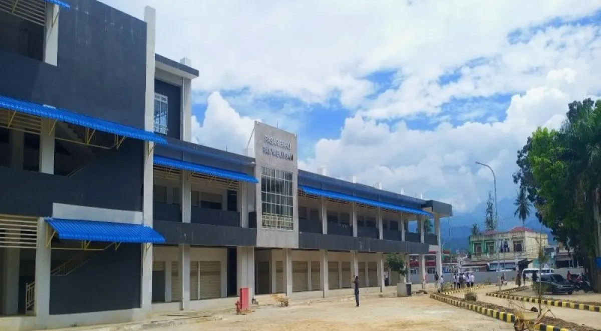 Gedung Pasar Baru Penyabungan, Madina.
