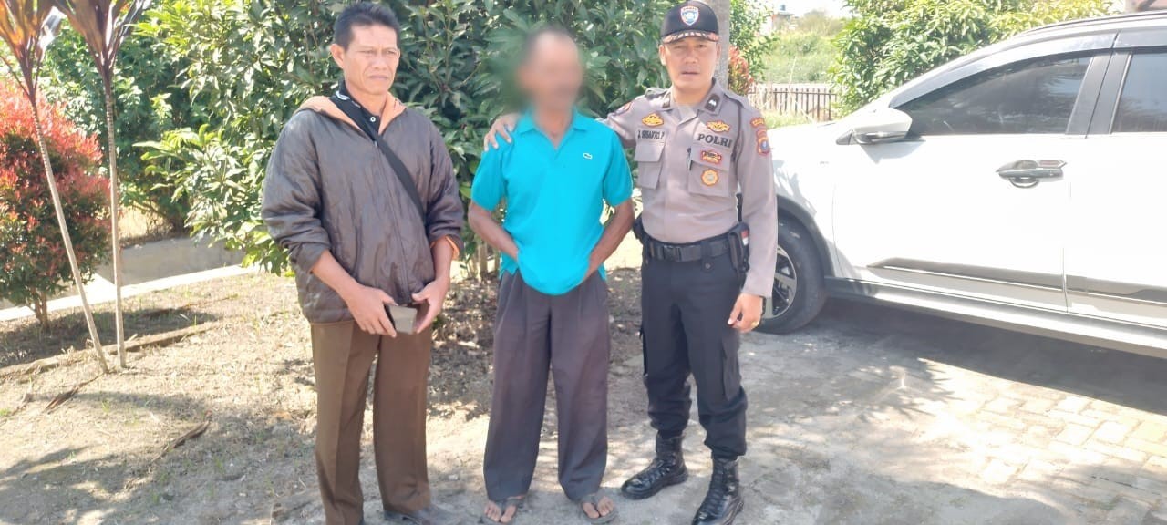 Walpensius Saragih yang menganiaya adik iparnya.