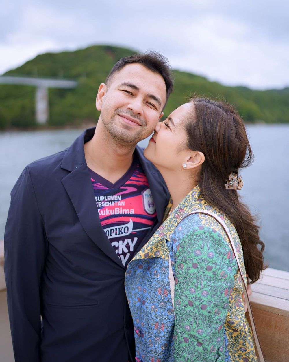 Presenter Raffi Ahmad dan istrinya, Nagita Slavina.