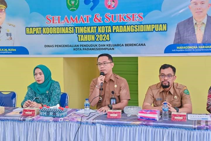 Mewakili Pj Walkot Psp, Sekdako Roni Gunawan Rambe buka rapat Koordinasi TPPS Kota Psp.