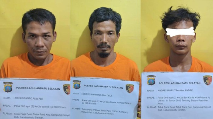Tersangka kawanan perampok pasutri.