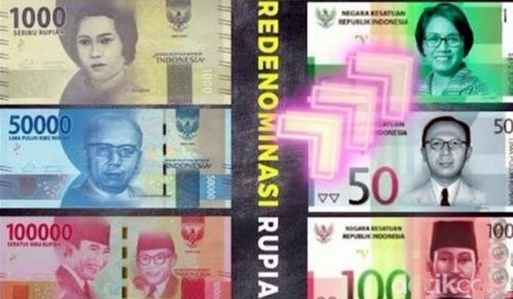Rupiah bergambar Sri Mulyani.