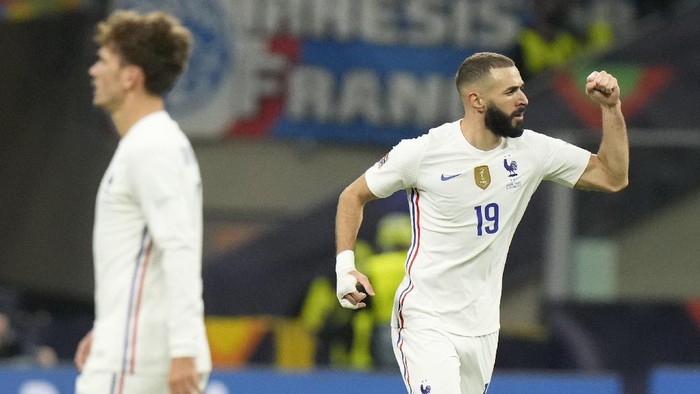 Karim Benzema tak menutup kemungkinan tampil di Olimpiade Paris 2024.