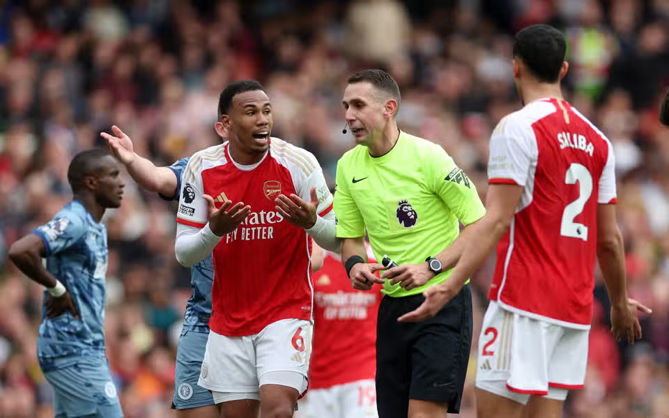 Arsenal Vs Aston Villa tersaji di Emirates Stadium pada pekan ke-33 Premier League, Minggu (15/4/2024) dini hari WIB. Kedua tim bermain imbang tanpa gol di babak pertama.