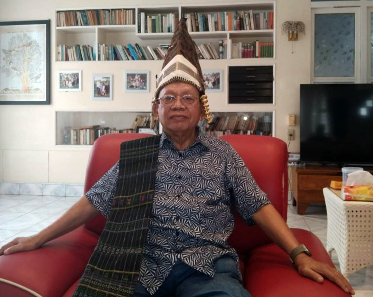 Ketua Pemangku Adat atau DPP Partuha Maujana Simalungun yang juga cendikiawan Simalungun, DR Sarmedi Purba.