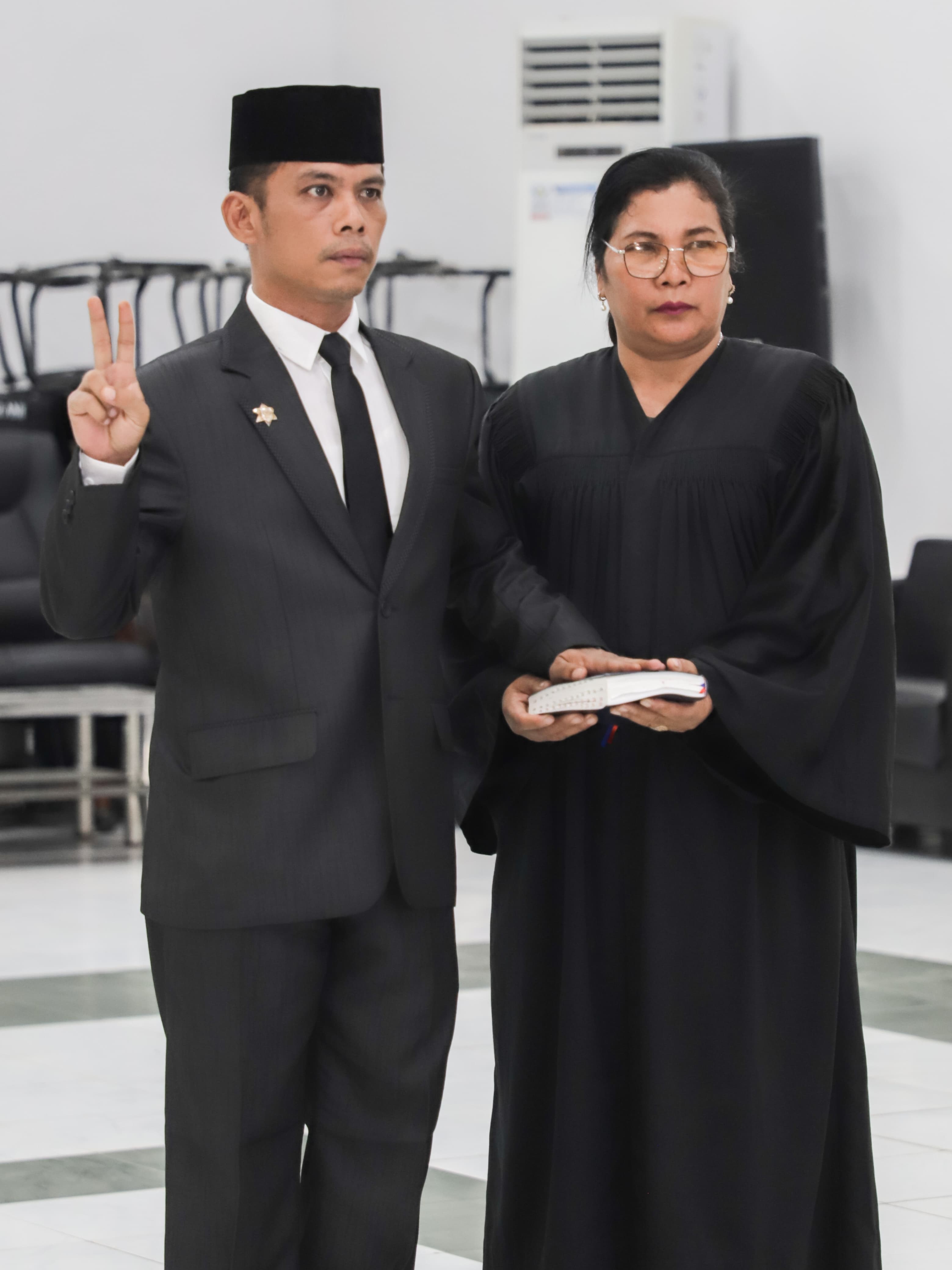 Junaedi Antonius Sitanggang dilantik menjadi Pj Sekda Kota Pematangsiantar.