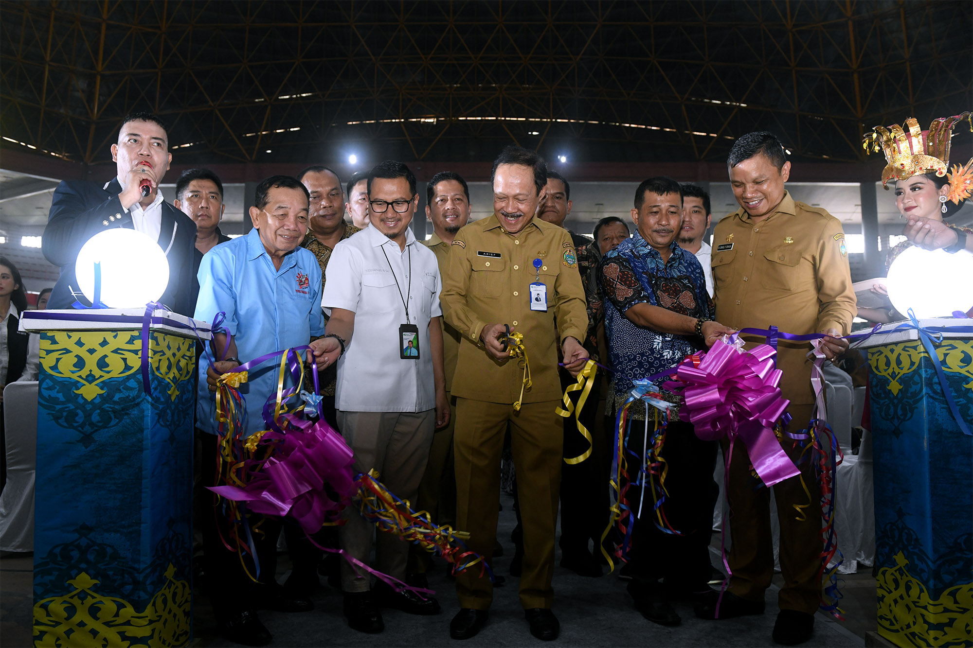 Suasana pembukaan secara resmi kegiatan Job Fair Sumut Hebat 2024 yang diinisiasi Disnaker Sumut, di Gedung Serba Guna Dispora Sumut Jalan Williem Iskandar, Deli Serdang, Selasa (7/5/2024). Ist