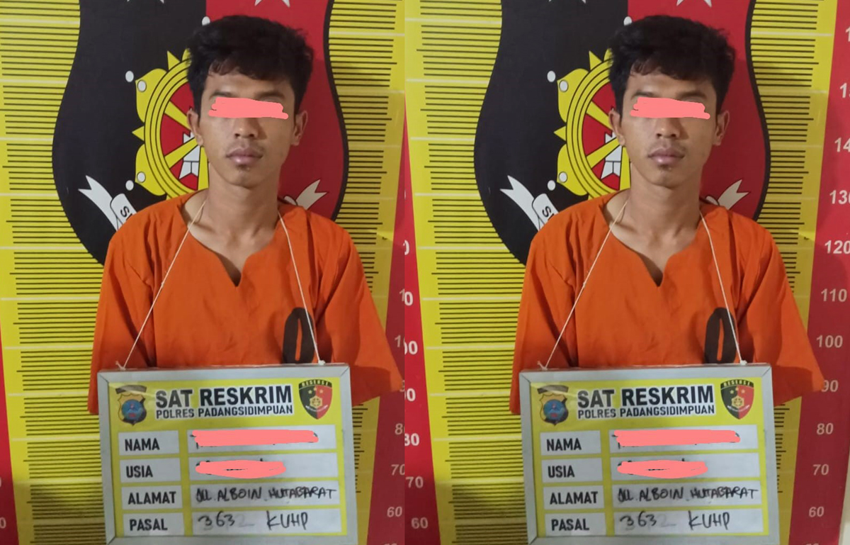 Residivis kasus pembunuhan, TH alias Totok, jadi tersangka pencurian sepeda motor.