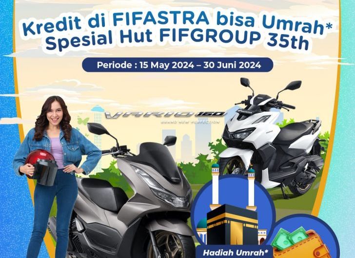 Kredit di FIFASTRA bisa umrah spesial.