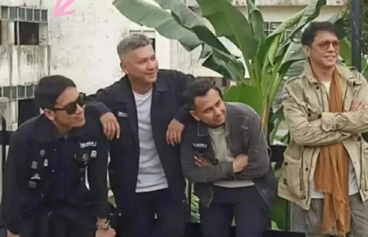 Foto Raffi Ahmad Cs saat di Pangkalan Brandan, Kabupaten Langkat.