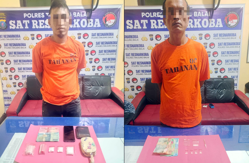 Polres Tanjungbalai bersama BNNK dan Tim Spartan , melakukan Gerebek Kampung Narkoba di dua lokasi, Selasa (28/5/24) sore. Dua pengedar diamankan.
