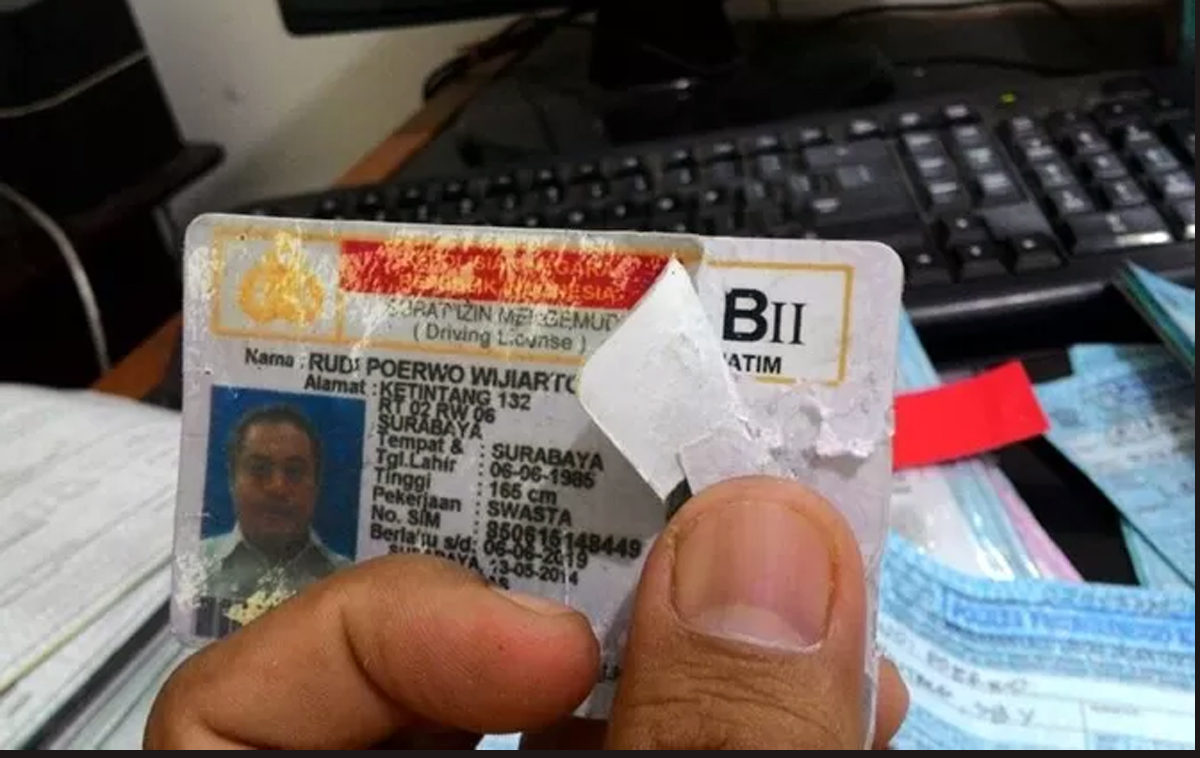 SIM Palsu-Ilustrasi.