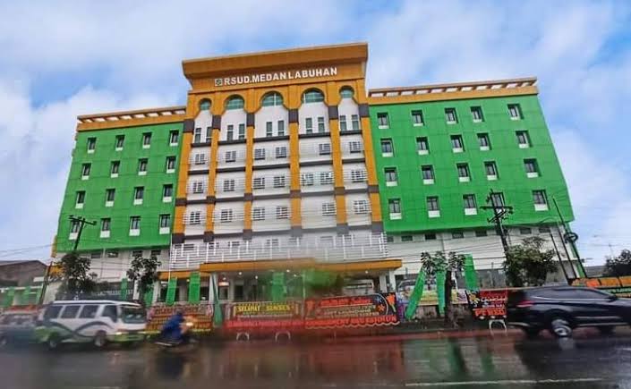 Penampakan Rumah Sakit Umum Daerah Bachtiar Djafar di Kecamatan Medan Labuhan Kota Medan. Int